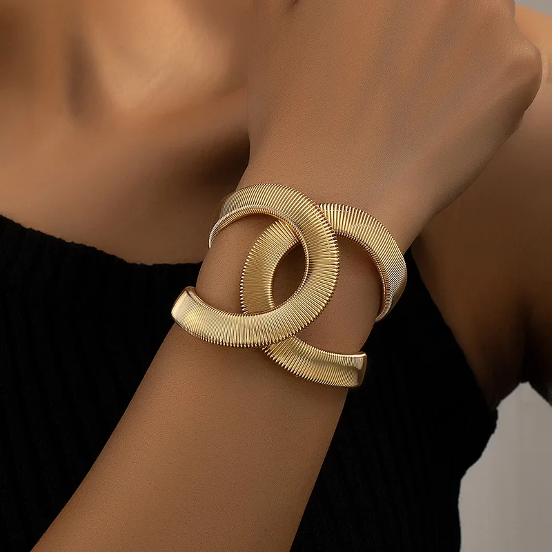 Elegant Double Golden Bracelet