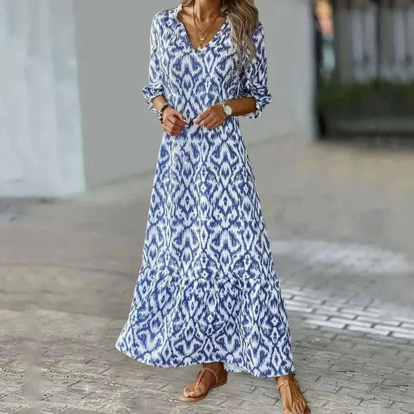 Sarah - Maxi Dress with Half Sleeves
