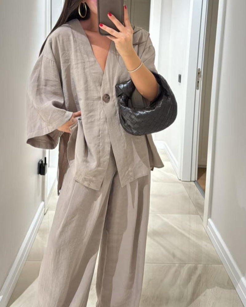 Emma | Casual V-Neck Set