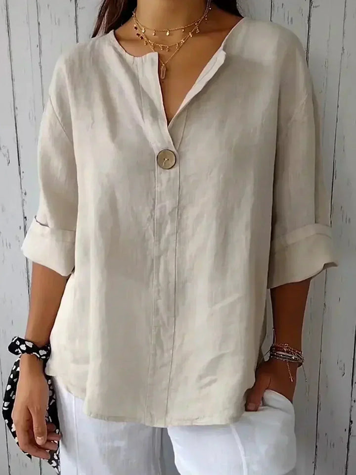 Jessa   | Casual V-Neck Blouse