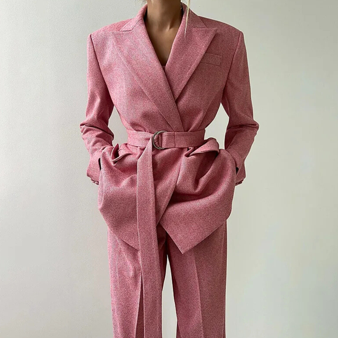 Agata | Three-piece set with double jacket