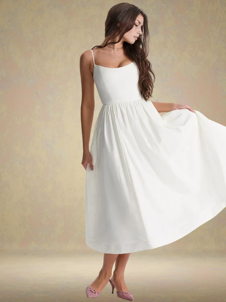 Elara Bloom Midi Dress