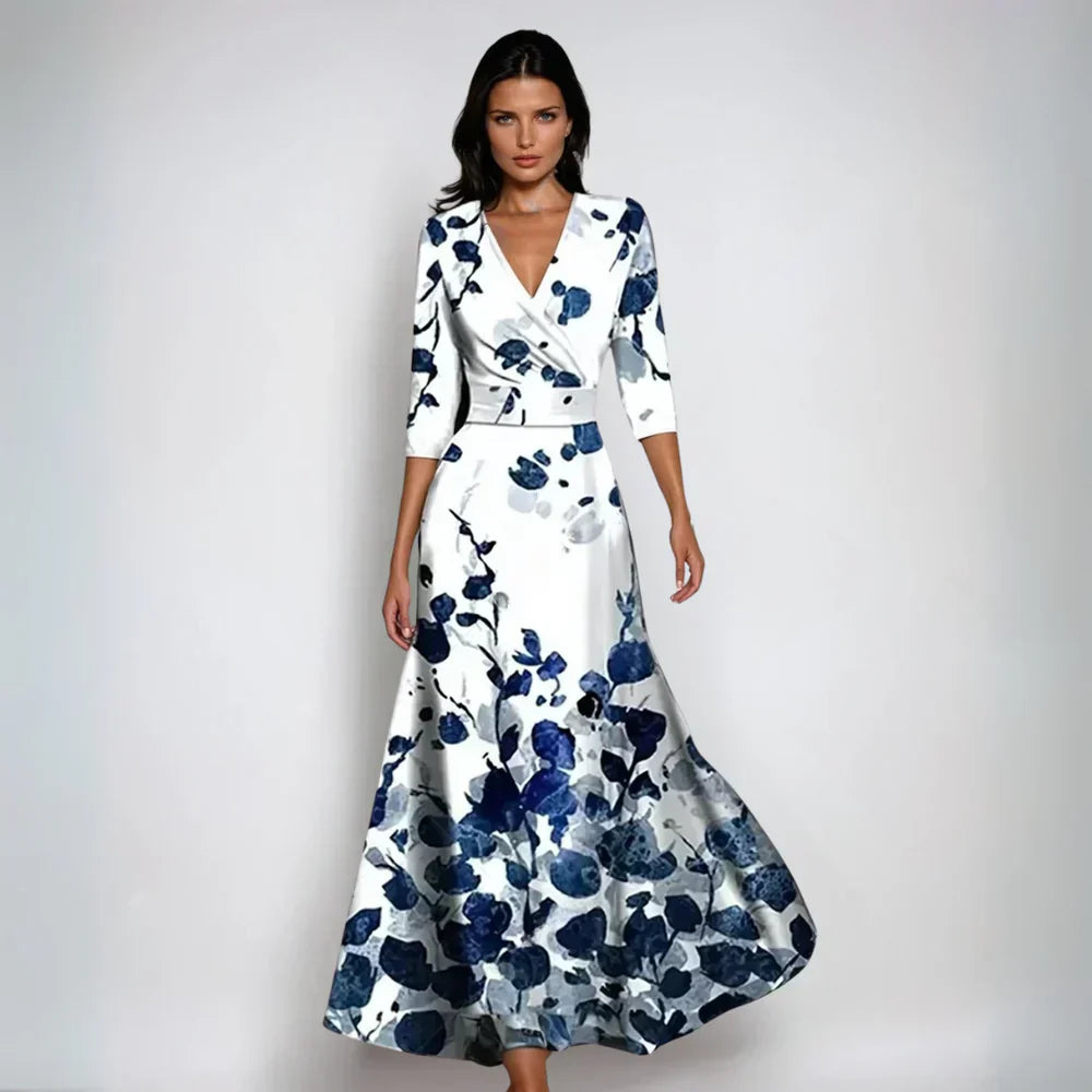 Emily | Stylish Floral Wrap Dress
