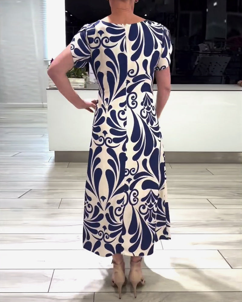 Prague Dress with Adjustable Tie