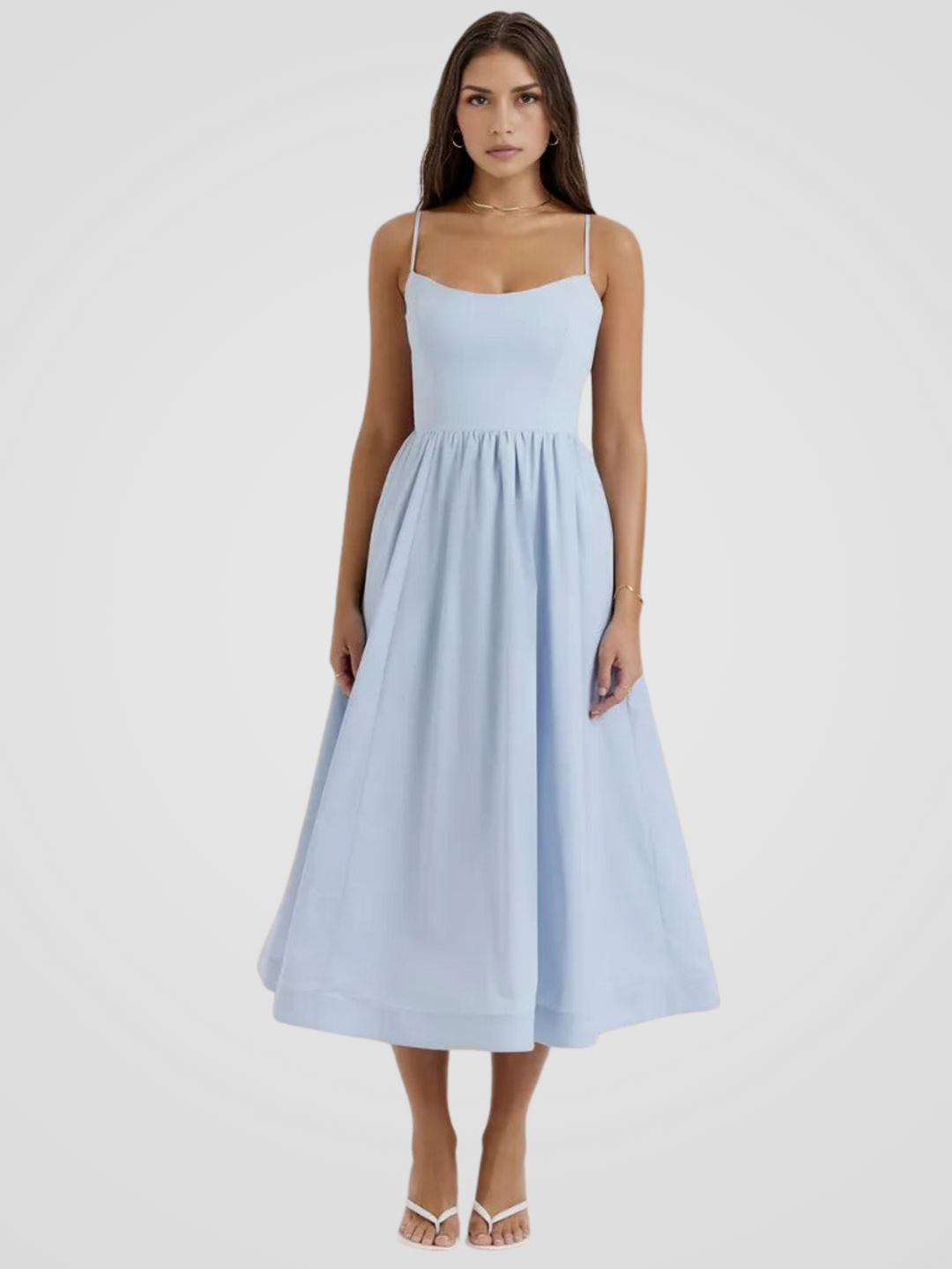 Elara Bloom Midi Dress