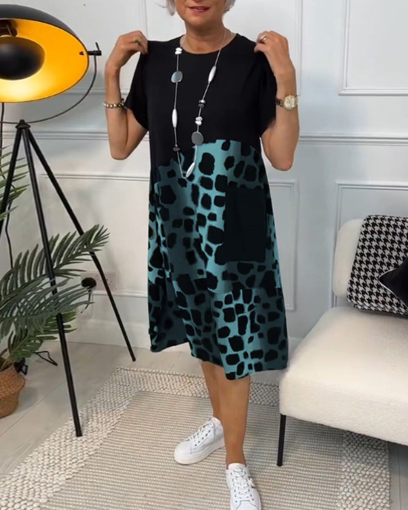 Lina | Breezy Summer Dress with Round Neck