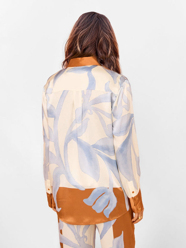 Golden Leaf Complete Set – Oversized Shirt and Coordinated Pants