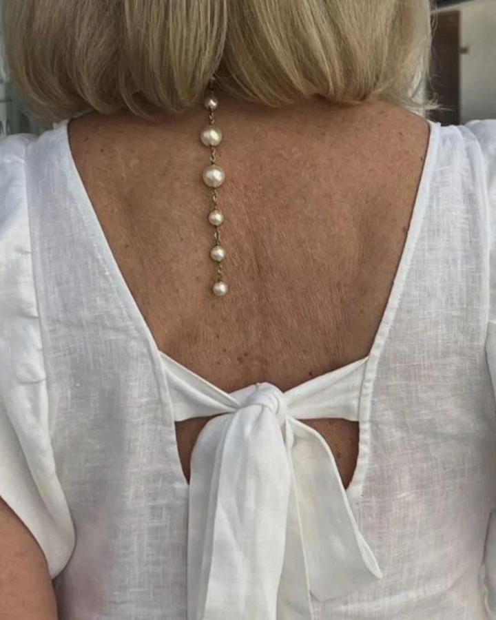 Lena | Elegant Sleeveless Cotton Linen Dress