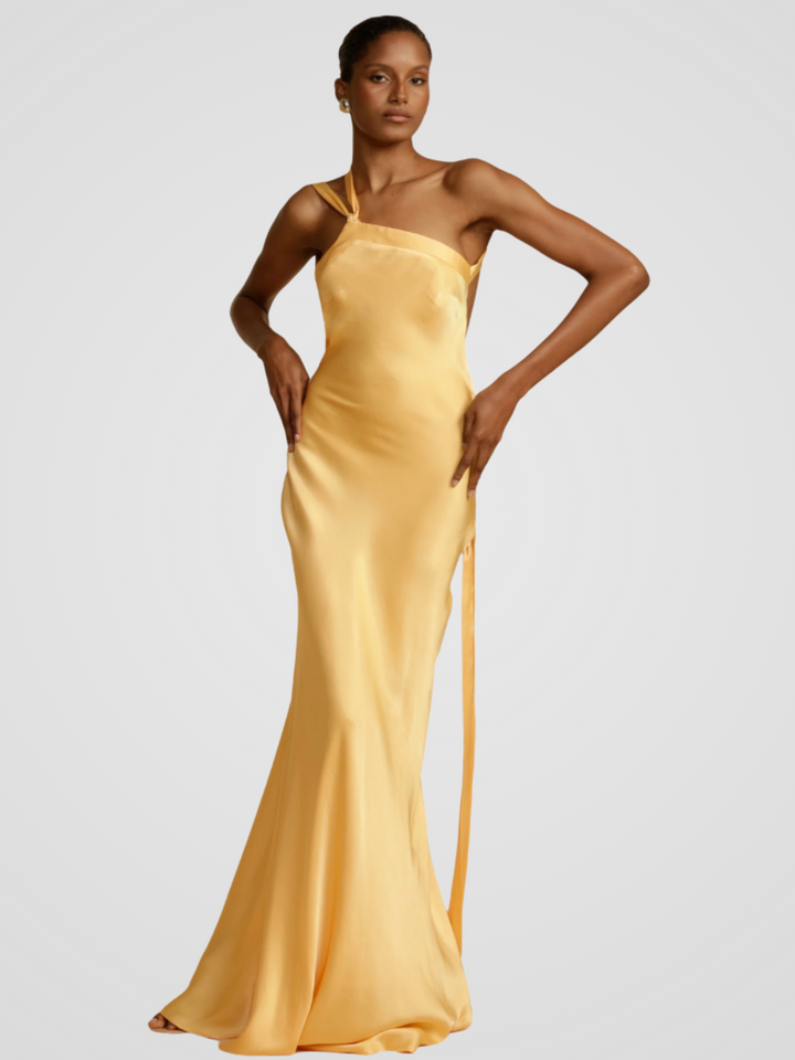 Golden Glow Maxi Dress