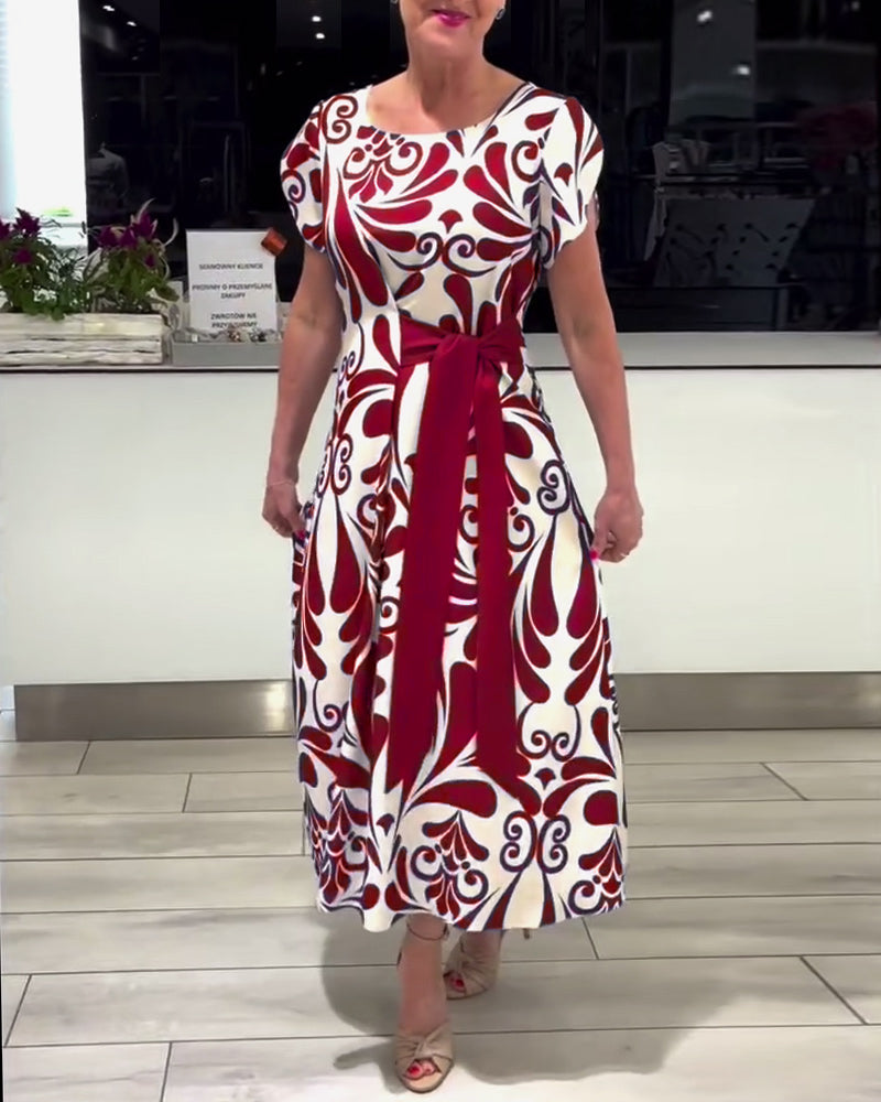 Prague Dress with Adjustable Tie