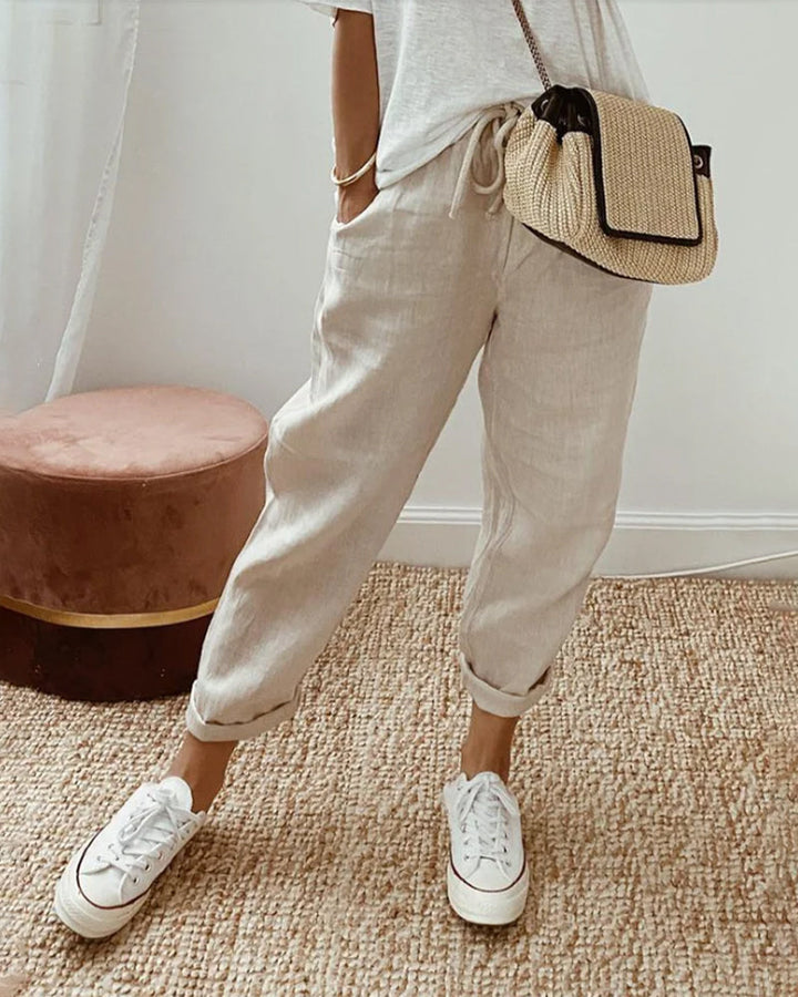 Lena | Corduroy Casual Trousers