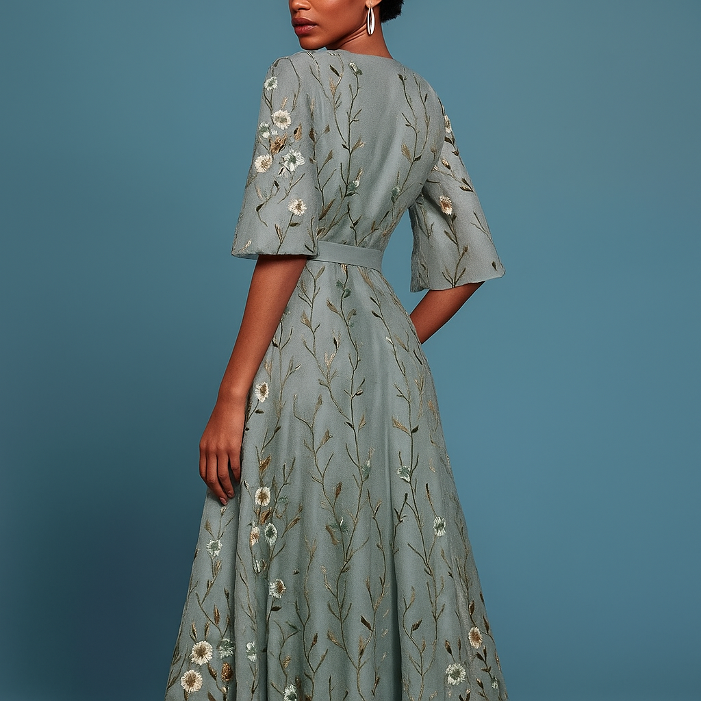 Océane – Elegant Floral Dress