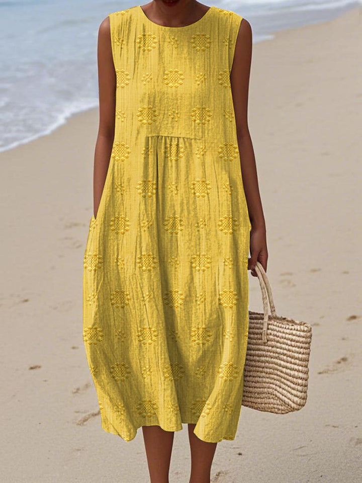Sleeveless Dress with Pockets