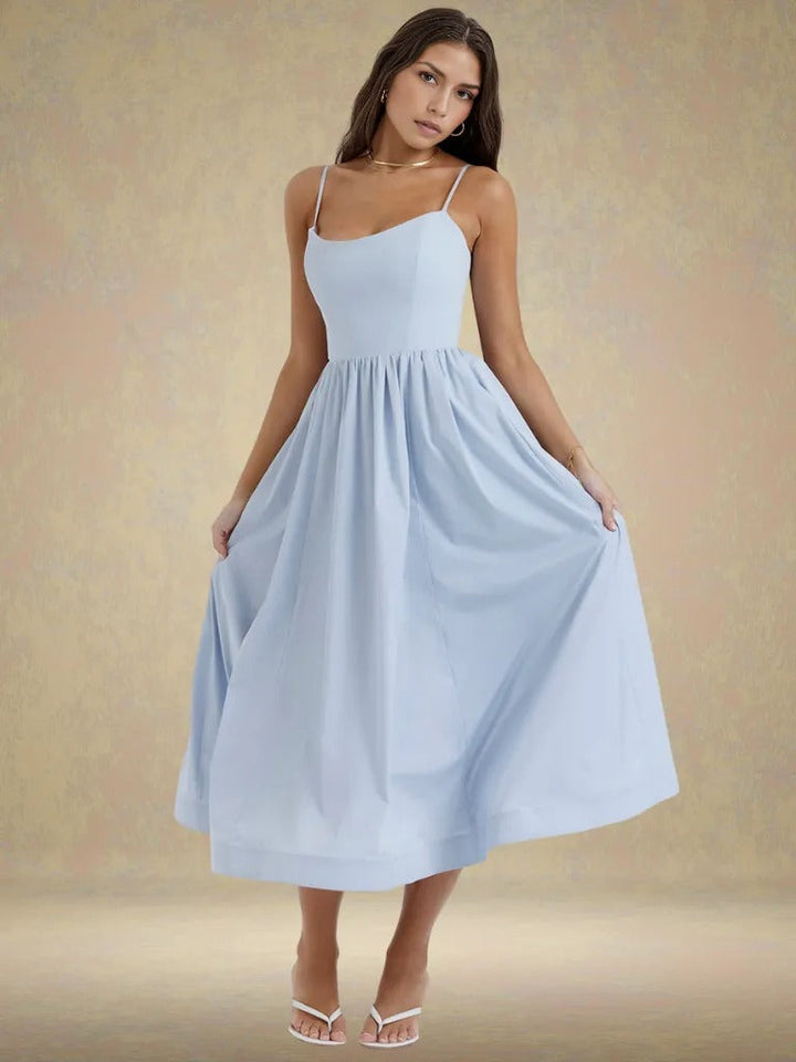 Elara Bloom Midi Dress