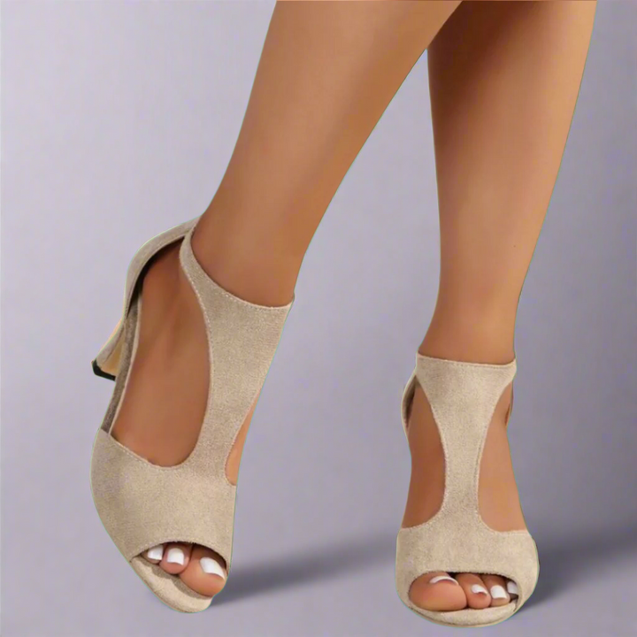 Marga |   Sandals with Chic Heel