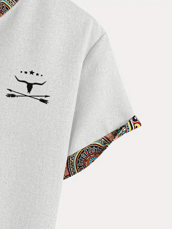 Angel | Elegant short-sleeved shirt