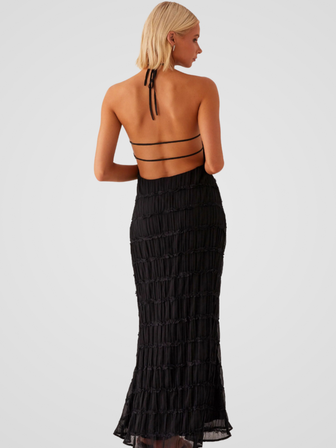 Solène Texture Maxi Dress
