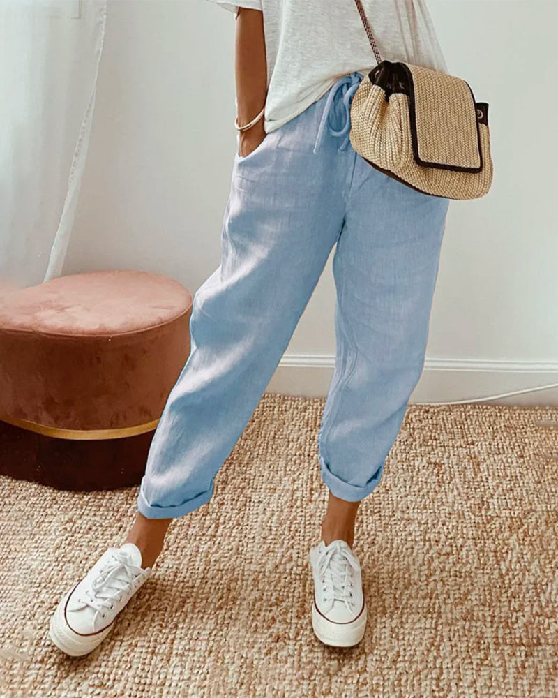 Lena | Corduroy Casual Trousers