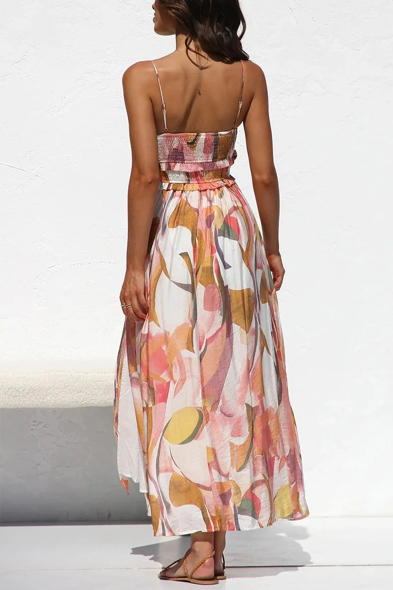 Rosea Walk Dress with Prints