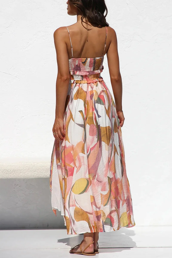 Rosea Walk Dress with Prints