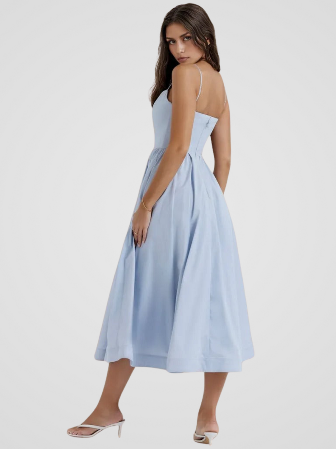 Elara Bloom Midi Dress