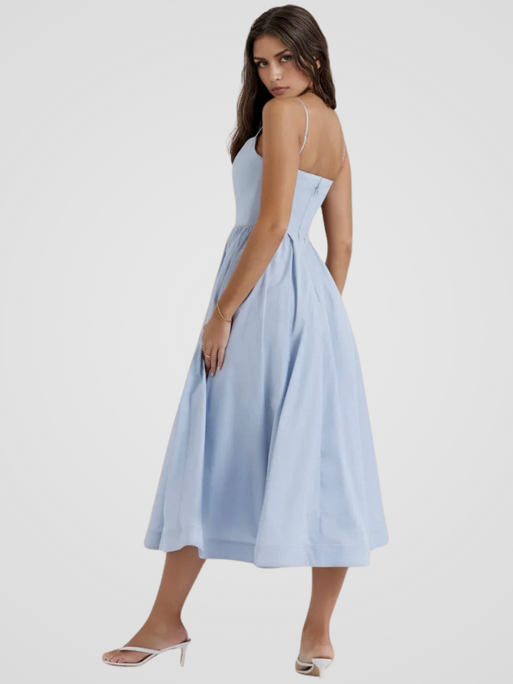 Elara Bloom Midi Dress