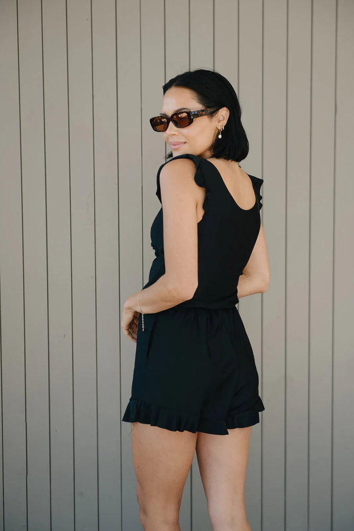 Agnieszka – Ruffled swimsuit with bust support