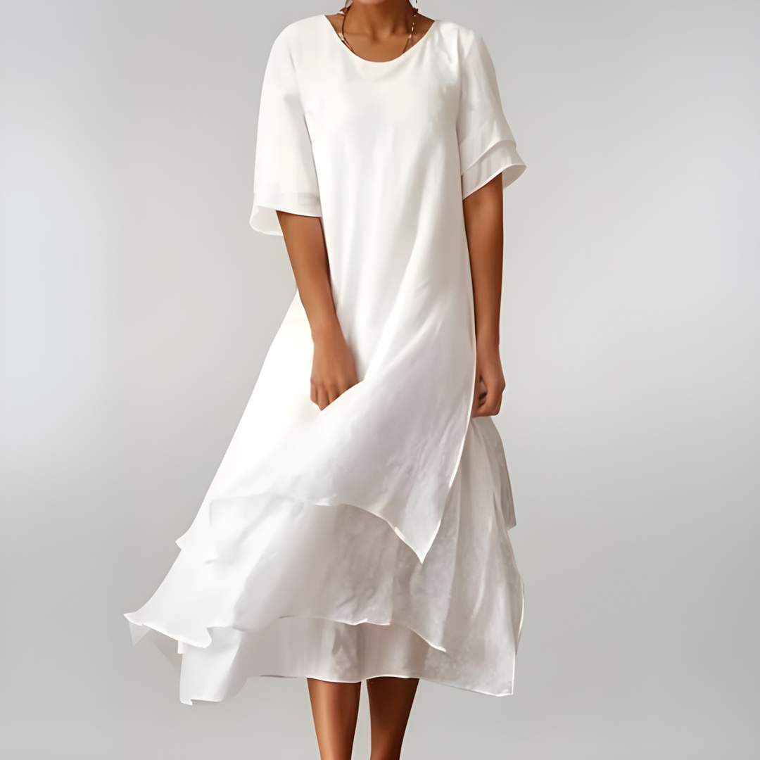 Agnès | Light and Elegant Cotton Long Dress