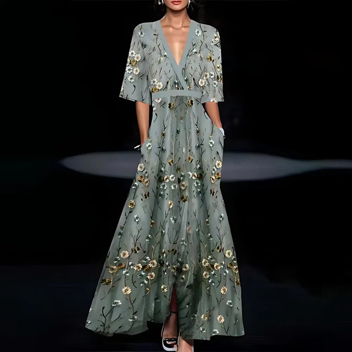 Quendolin | Dress with floral print