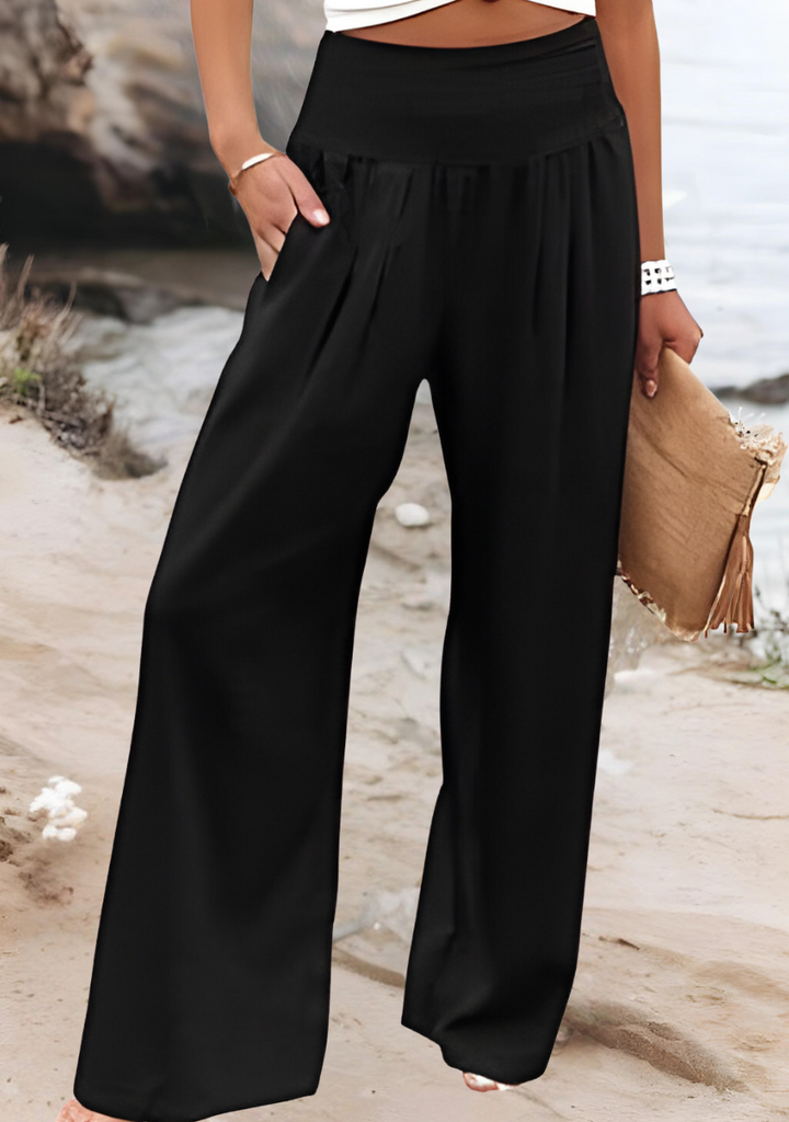 Otylia | Loose wide-leg beach pants