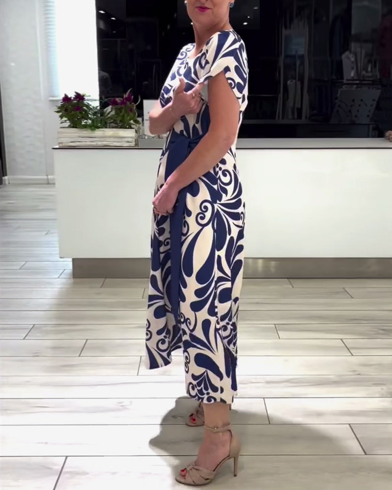 Prague Dress with Adjustable Tie