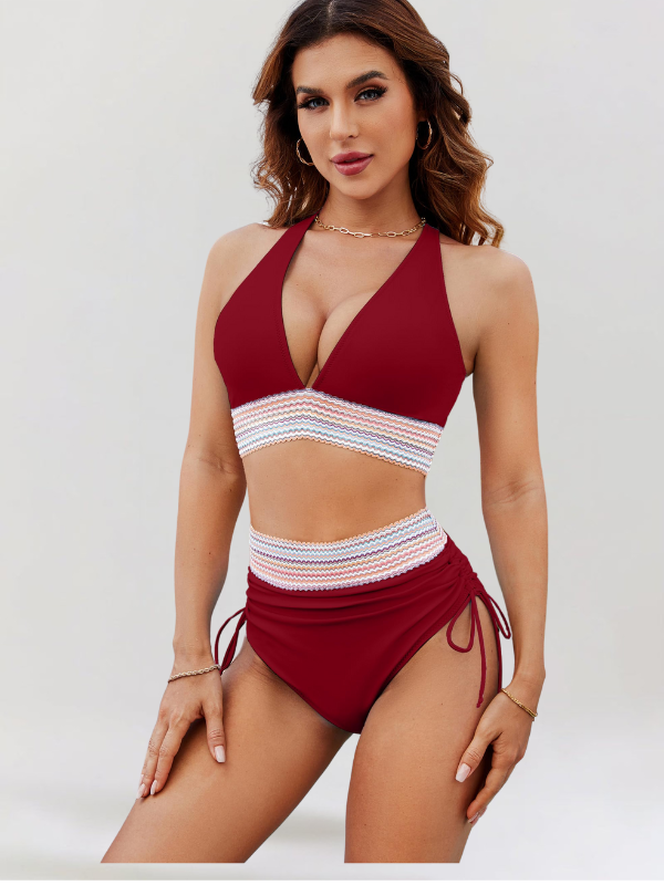 Lizia | Tummy Control High Waist Bikini Set