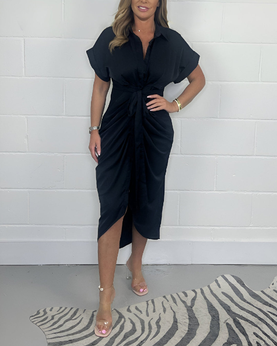 Valerie | Elegant pleated dress