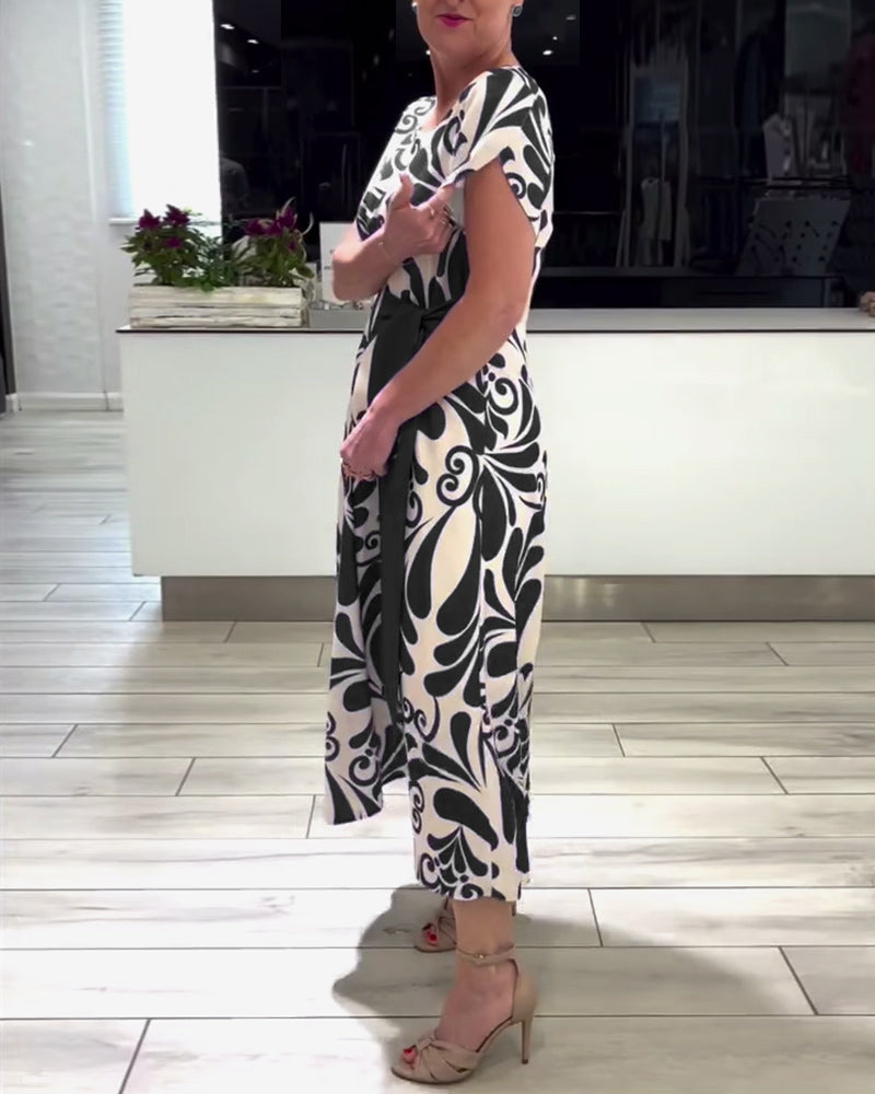 Prague Dress with Adjustable Tie