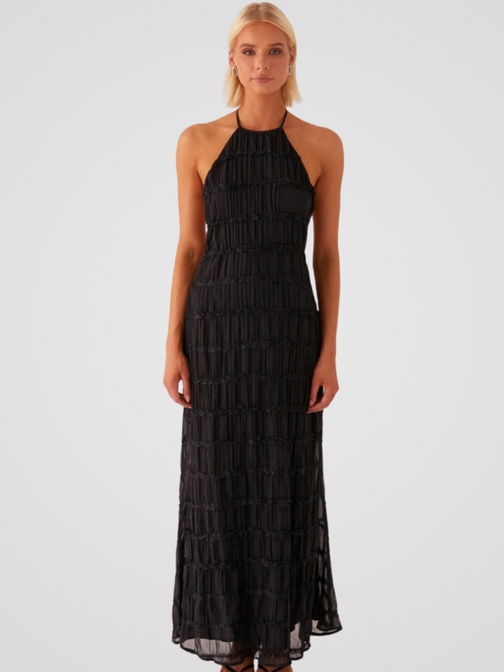 Solène Texture Maxi Dress