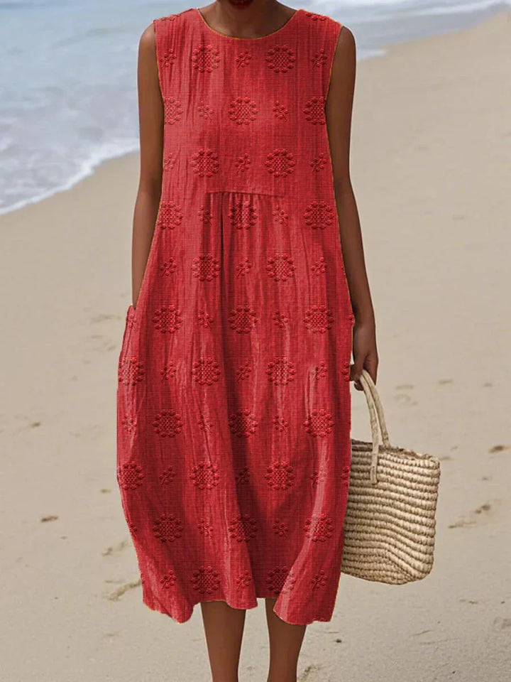 Sleeveless Dress with Pockets