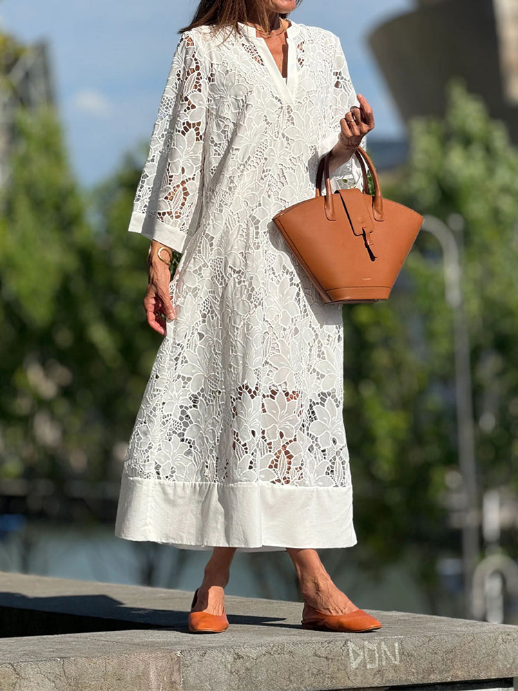 Sophie   | Elegant dress with borders