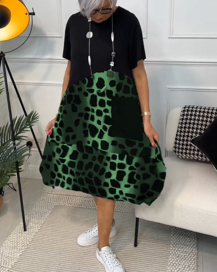 Lina | Breezy Summer Dress with Round Neck