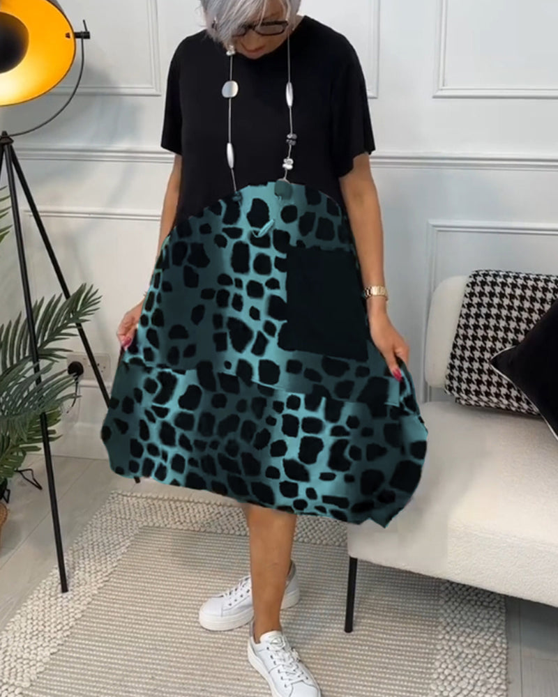 Lina | Breezy Summer Dress with Round Neck