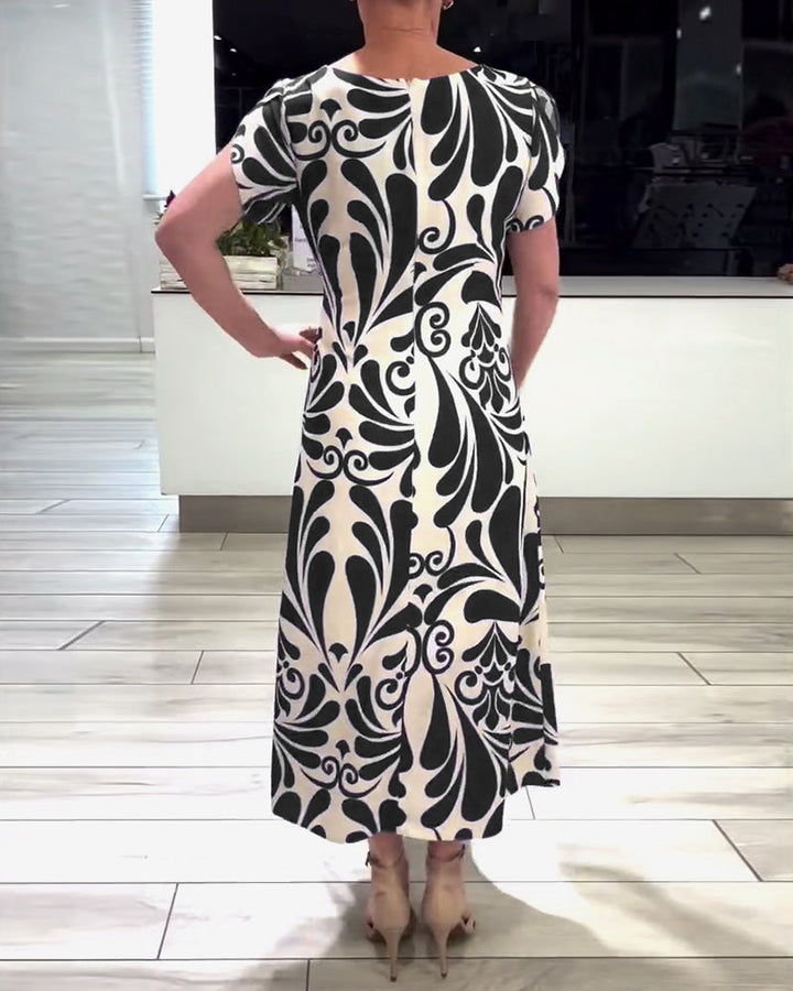 Prague Dress with Adjustable Tie