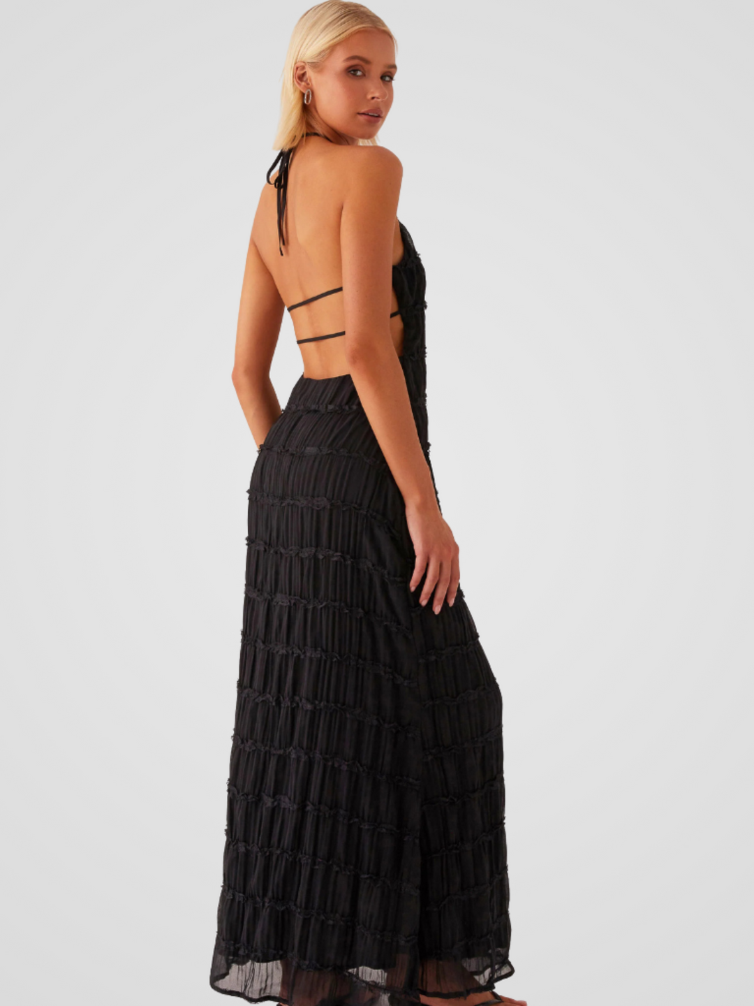 Solène Texture Maxi Dress