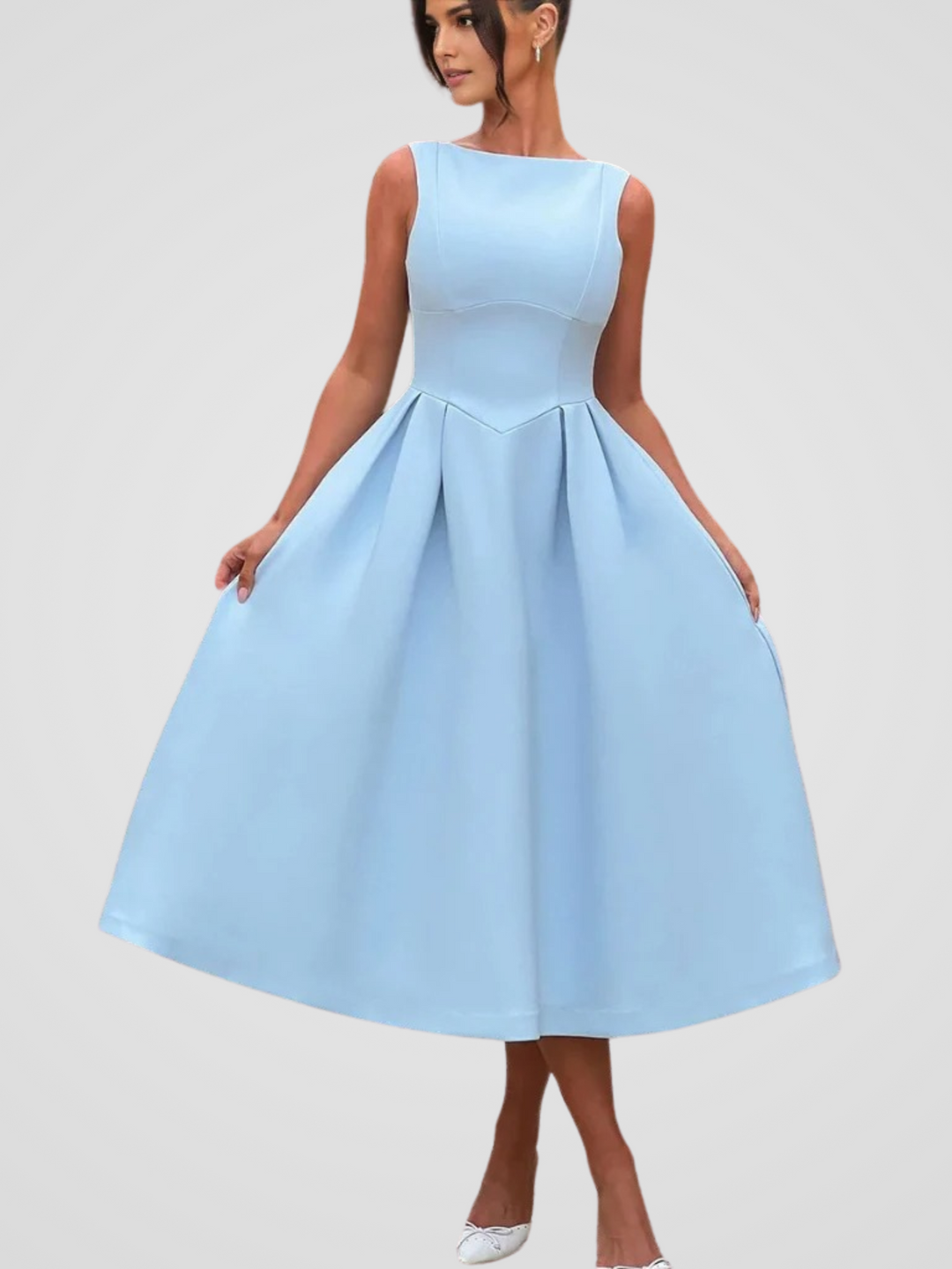 Elegant Belle Midi Dress
