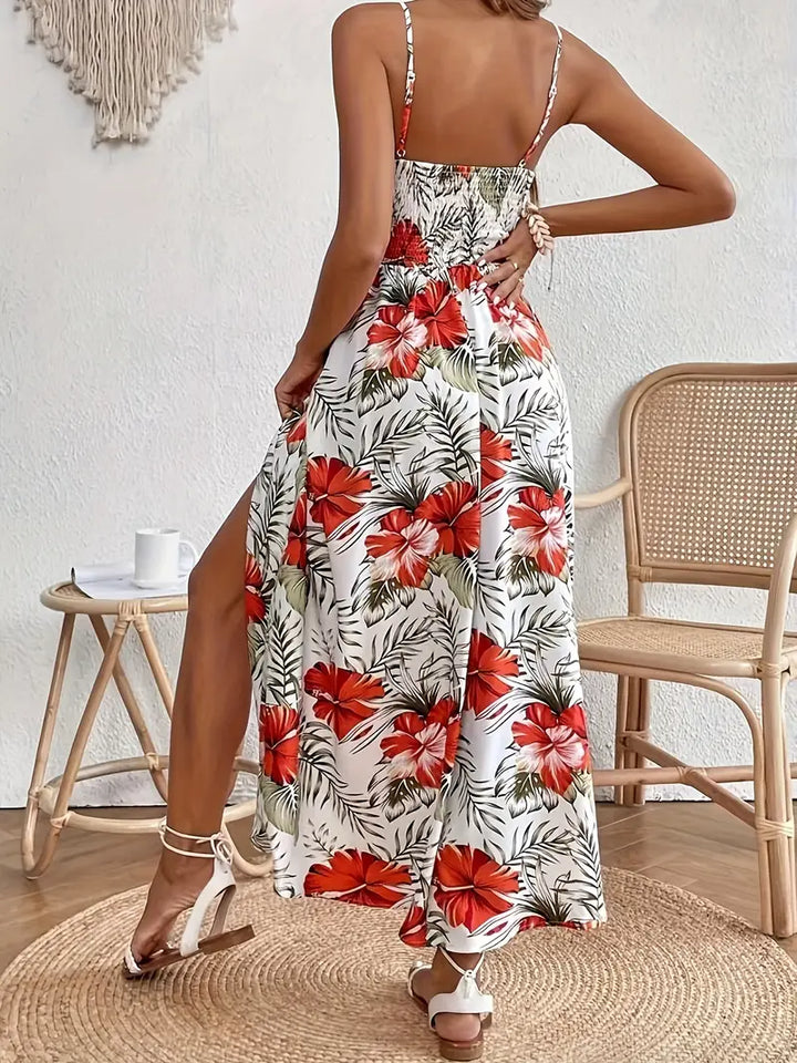 Ingrid | Summer dress with floral pattern