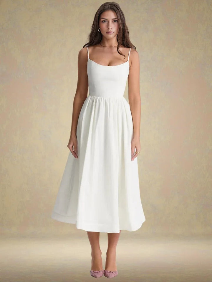 Elara Bloom Midi Dress