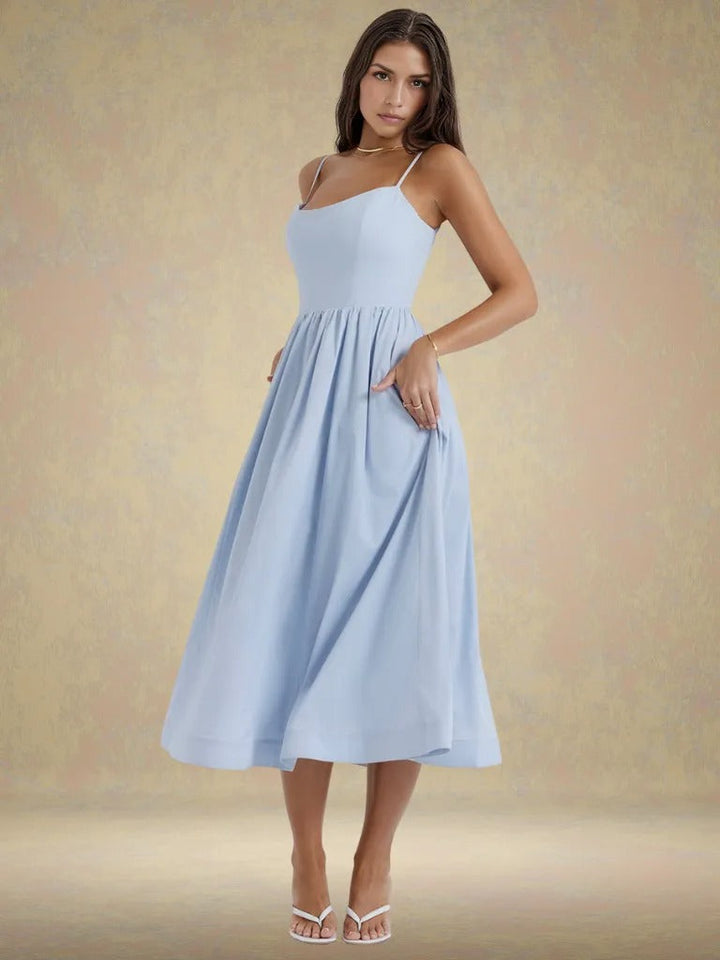 Elara Bloom Midi Dress