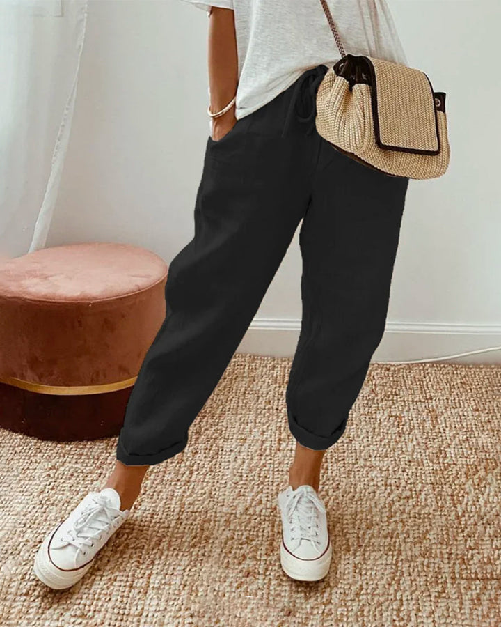 Lena | Corduroy Casual Trousers