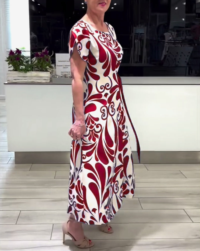 Prague Dress with Adjustable Tie