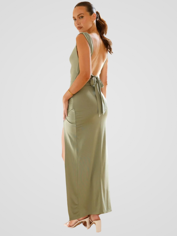 Green Vibe Maxi Dress