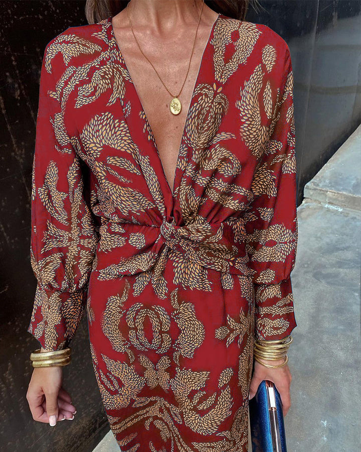 Leya | Elegant Printed Dress