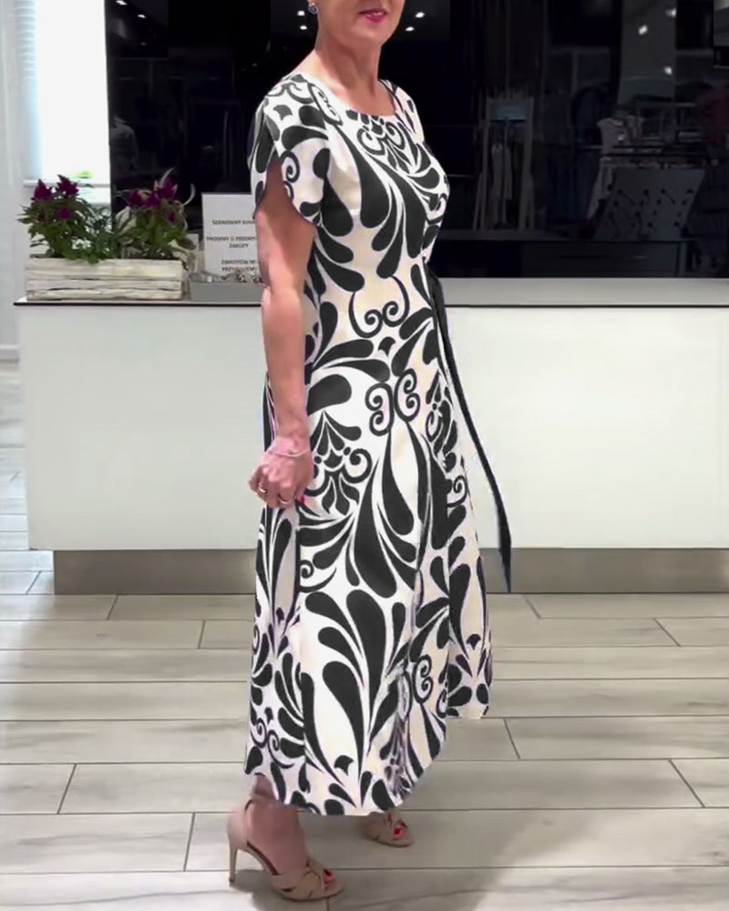 Prague Dress with Adjustable Tie